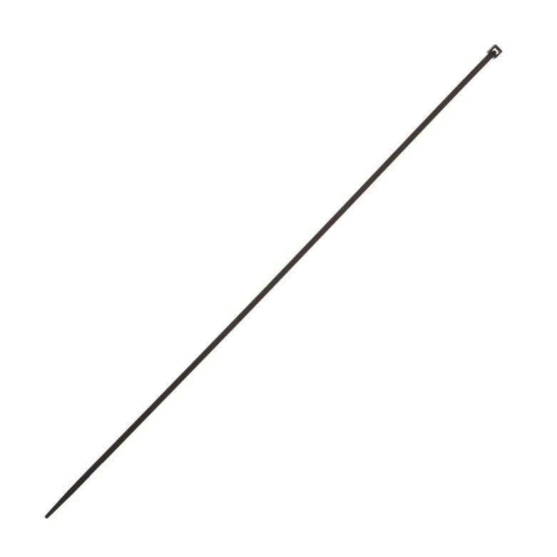 Tvirtinimo dirželis Elematic, poliamidas, juoda sp., 370 mm x 3.6 mm