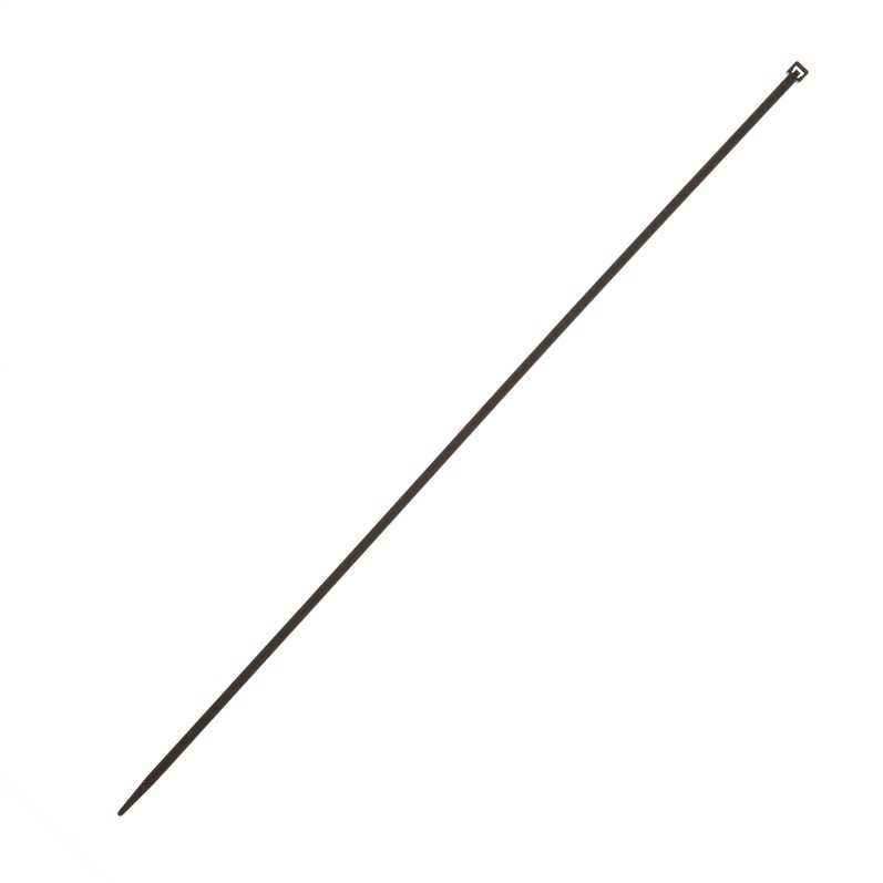 Stiprināšanas siksna Elematic, poliamīds, melna krās., 430 mm x 4.8 mm
