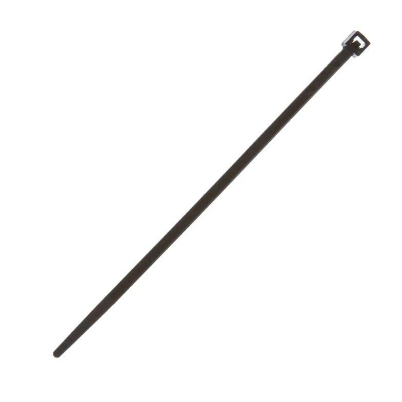 Stiprināšanas siksna Elematic, poliamīds, melna krās., 98 mm x 2.5 mm