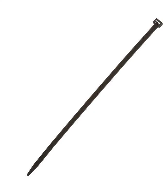 Stiprināšanas siksna Elematic, poliamīds, melna krās., 300 mm x 7.5 mm