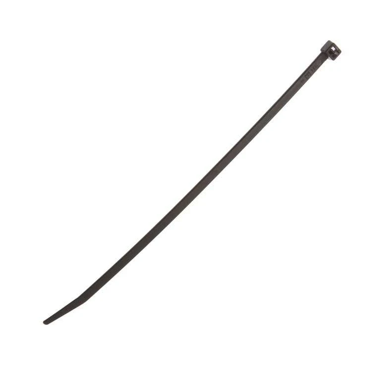 Stiprināšanas siksna Elematic, poliamīds, melna krās., 200 mm x 4.8 mm