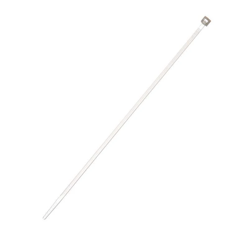 Laidų tvirtinimo dirželis Elematic, 2,6 x 160 mm, baltas