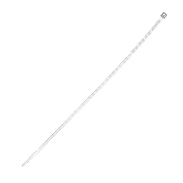 Tvirtinimo dirželis Elematic, 2,6 x 200 mm, baltas