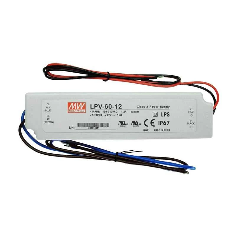 Strāvas transformators Mean Well LPV-60-12, 60 W