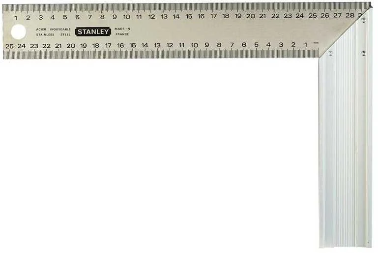 Kampinė liniuotė Stanley 1-45-687, 400 mm, nerūdijantysis plienas, 45 °