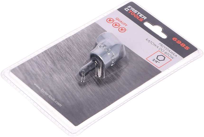 Grąžtas Kampinis antgalių adapteris Faster Tools 6985