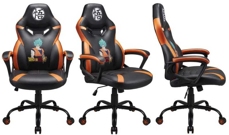 Subsonic kėdė Subsonic SA5573-D4 žaidimų kėdė žaidimų kėdė paminkštinta minkšta sėdynė juoda, oranžinė