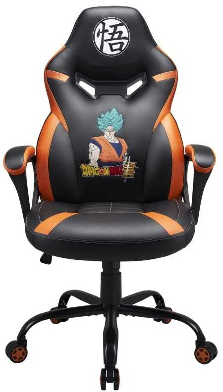 Subsonic kėdė Subsonic SA5573-D4 žaidimų kėdė žaidimų kėdė paminkštinta minkšta sėdynė juoda, oranžinė