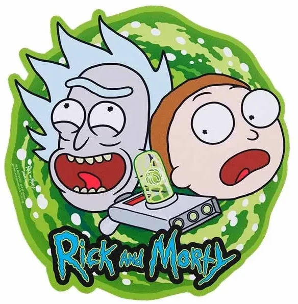 Subsonic Rick & Morty apvalus pelės kilimėlis, 30 cm