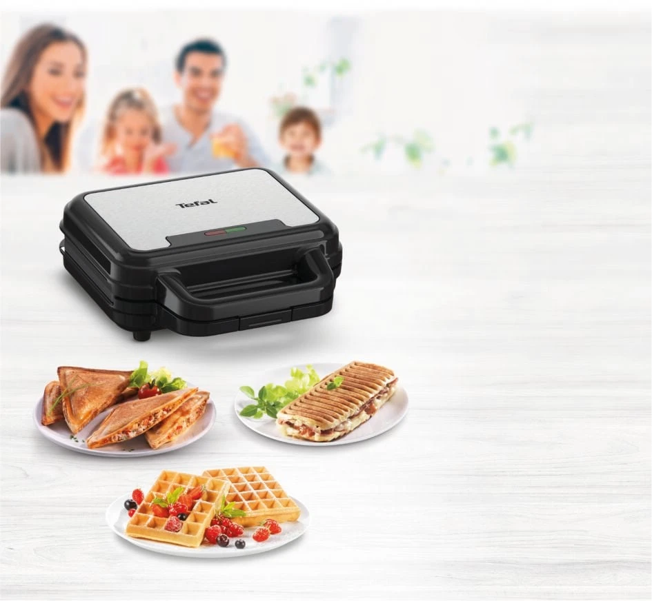 Sumuštinių keptuvas - vaflinė Tefal SW383D10, 700 W