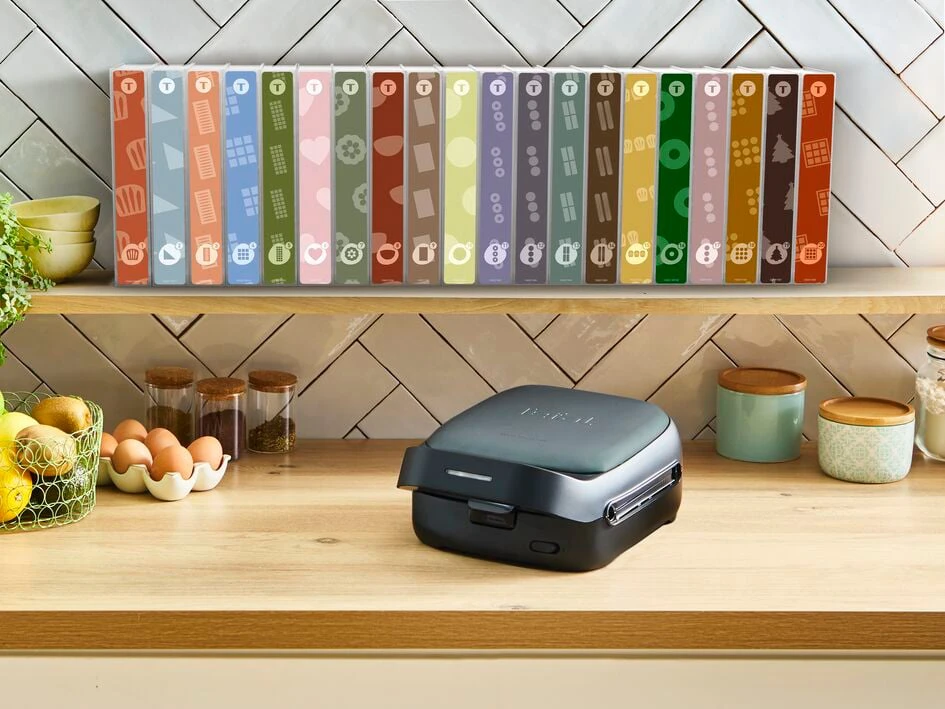 Sumuštinių keptuvas Sumuštinių skrudintuvas - vaflių keptuvė Tefal SW862BF0, 700 W
