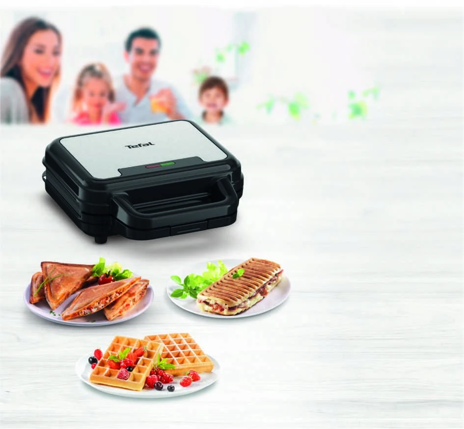 Sumuštinių keptuvas - vaflinė Tefal SW383D10, 700 W
