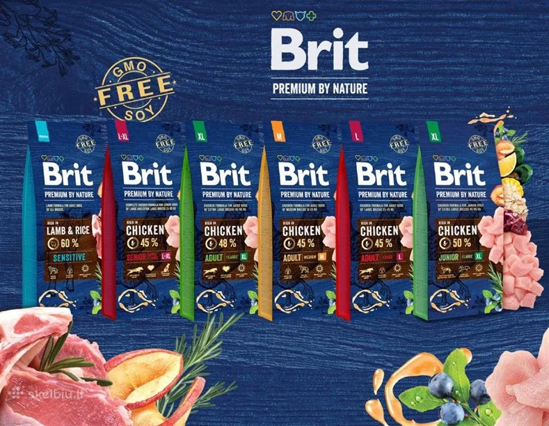 BRIT PREMIUM Dog by Nature Junior L 15kg