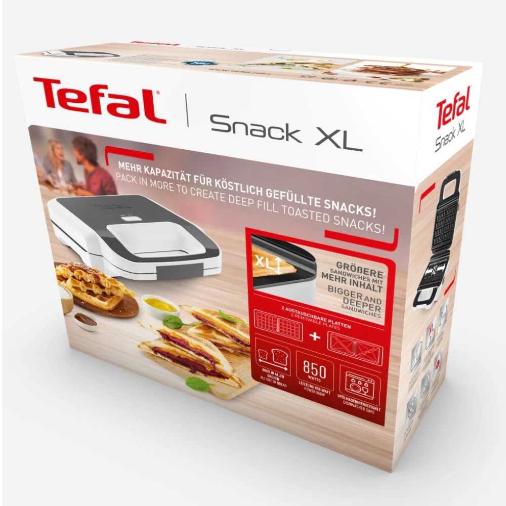 Sumuštinių keptuvas Sumuštinių keptuvė Tefal Snack XL SW 7011, 850 W