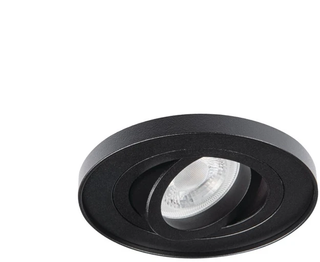 Šviestuvas įleidžiamas Kanlux Tiny Bord 37165, GU10, juoda sp.