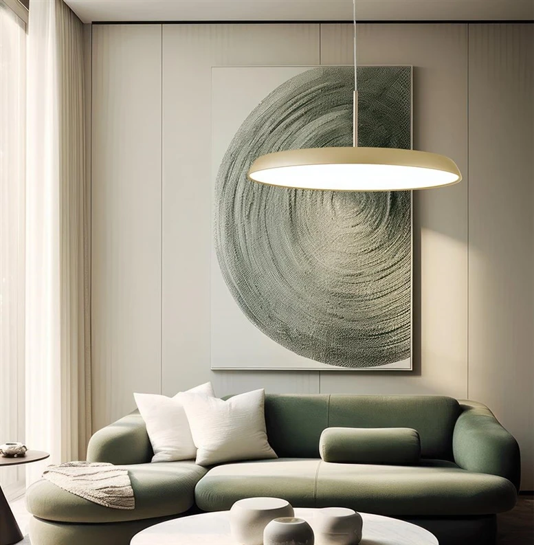 Viokef 41W LED pakabinamas šviestuvas ART, šampano sp., 3000K, 4303400
