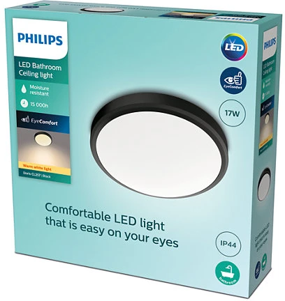 Šviestuvas lubų Philips Doris 929002665101, LED, 2700 °K, 1 x 17 W