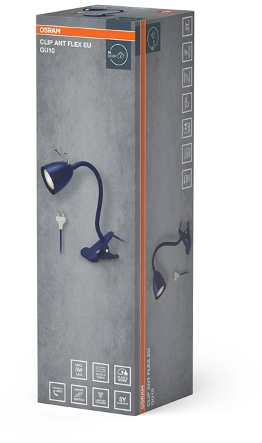 Osram desk lamp. GU10. mėlynas