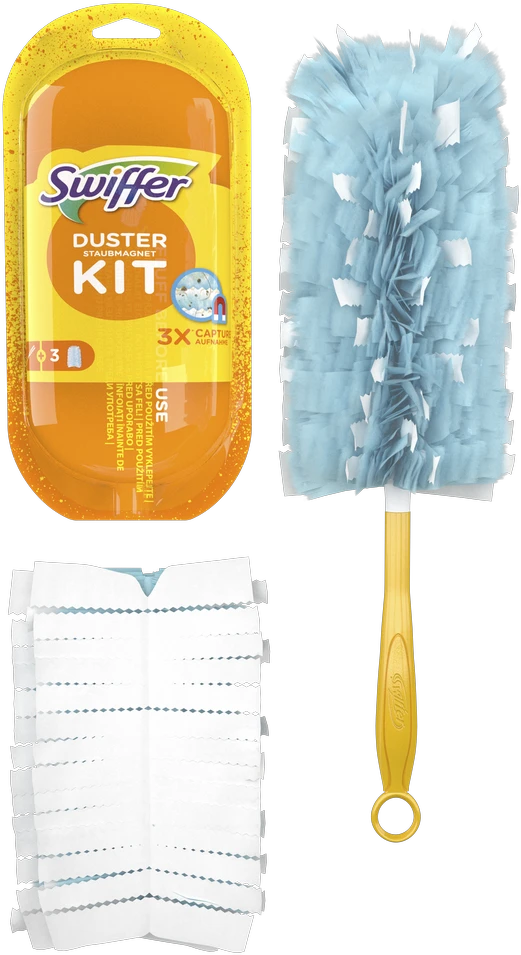 Swiffer Duster XXL Starter Kit Dulkių šepetėlis + atsarginė šluostelė 1 vnt