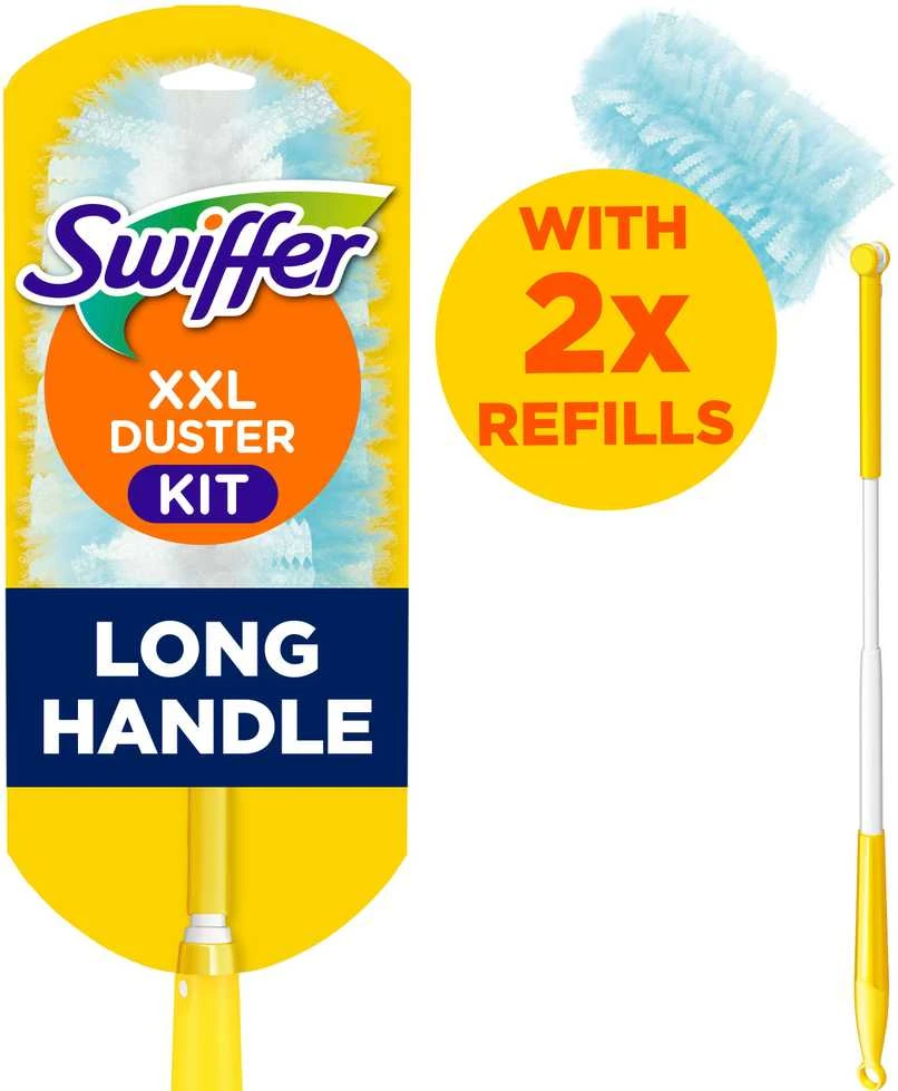 Swiffer Duster XXL Starter Kit Dulkių šepetėlis + atsarginė šluostelė 1 vnt