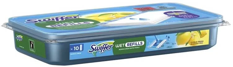Swiffer Sweeper Moist Grindų Šluostės, 10 vnt