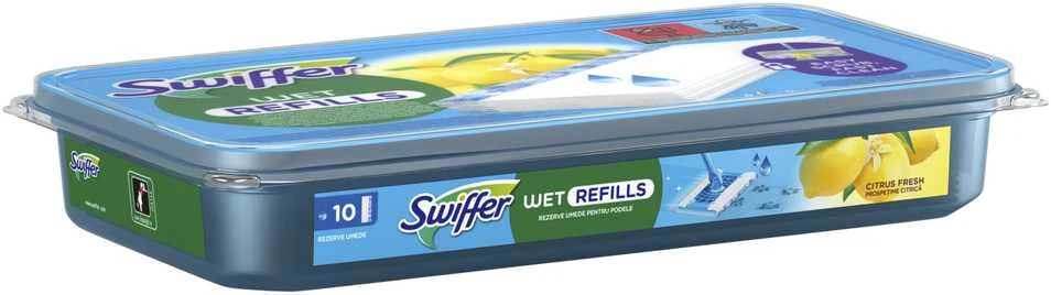 Swiffer Sweeper šlapios šluostės, papildymas 10vnt