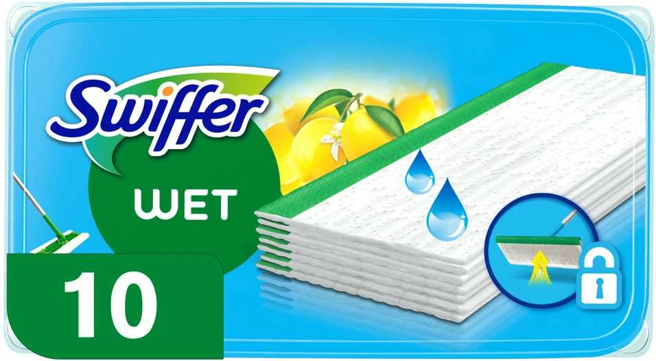 Swiffer Sweeper šlapios šluostės, papildymas 10vnt