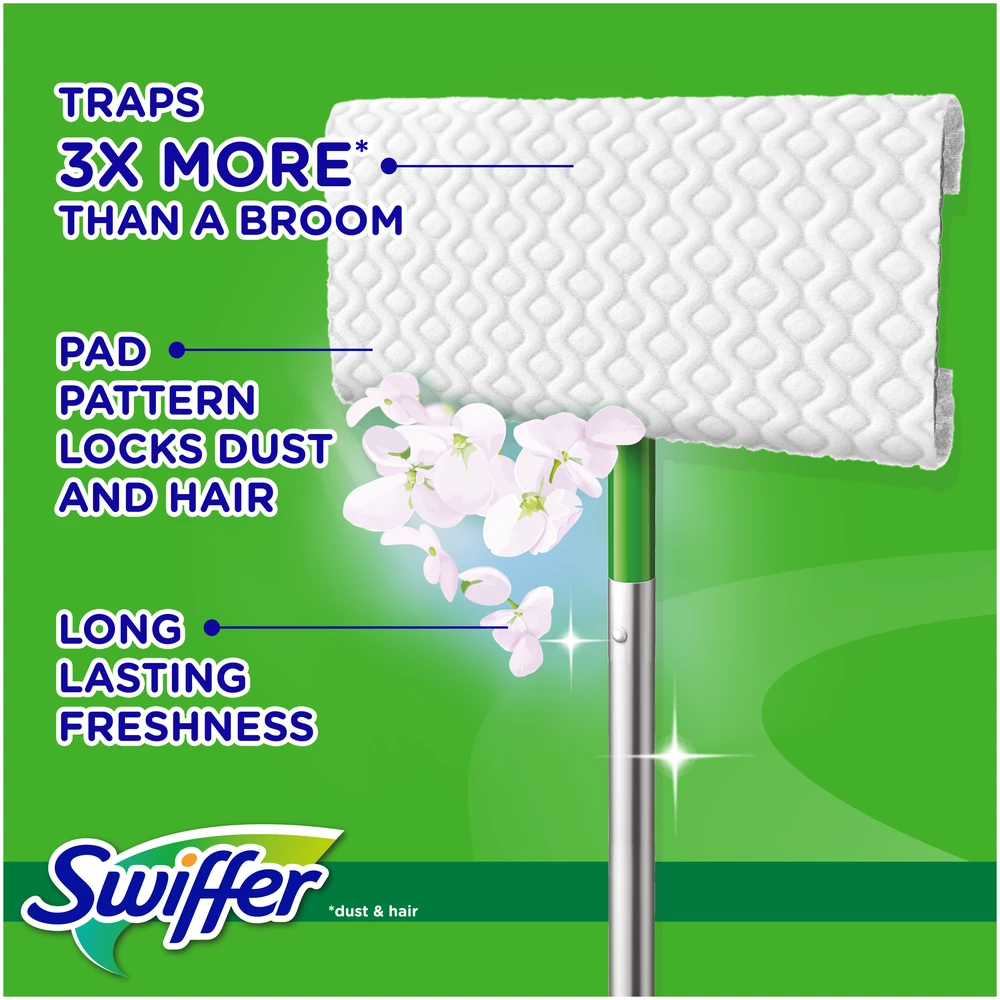 Swiffer Sweeper Sausos grindų šluostės, 72 vnt
