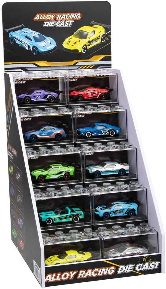 SZ TOYS Metalinis lenktyninis automobilis, 9 cm