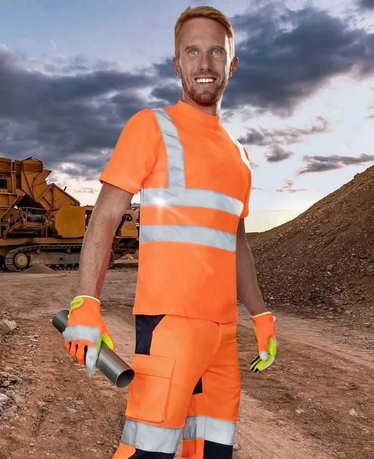 Marškinėliai Ardon Hi-viz Ref101, oranžinė, M