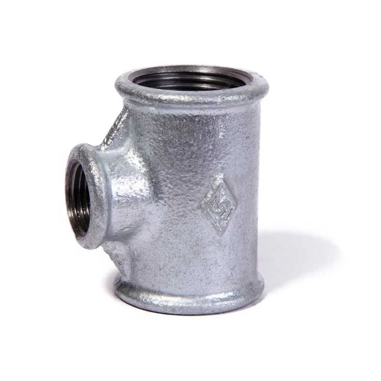 T formos vamzdis Jinan Meide G130R, 3/4" x 1/2", ketus/cinkas