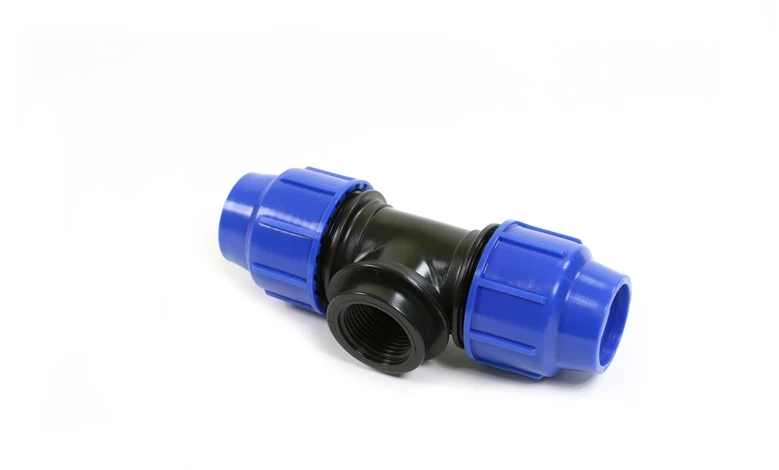 T-veida caurule Perla 0808502000BP, 1/2 collas – Iekšējā vītne, DIA20 mm, 90 °, 16 Bar