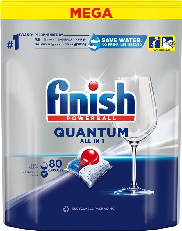 Planšetė INDAP FINISH QUATUM ALLIN1 80VNT