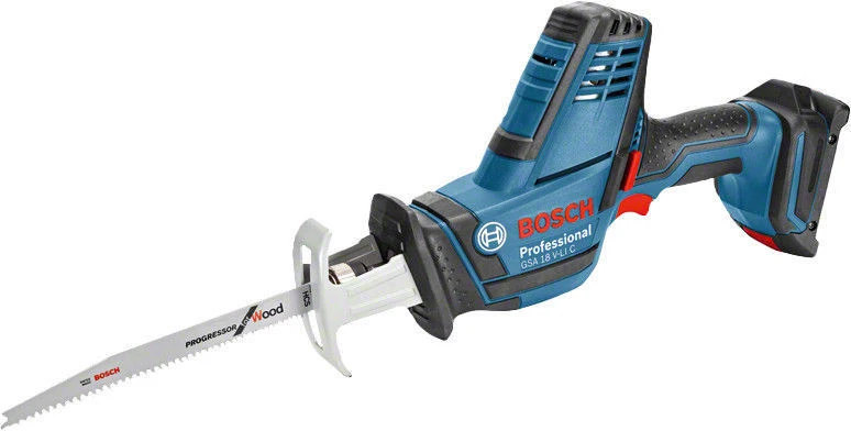 Akumuliatorinis tiesinis pjūklas Bosch GSA 18 V-LI C Professional Solo