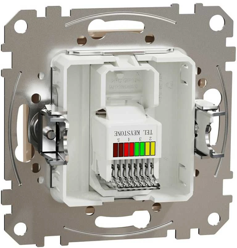 Schneider Electric GN.TELEF.RJ11 SINGLE BEIGE APRAŠYMAS