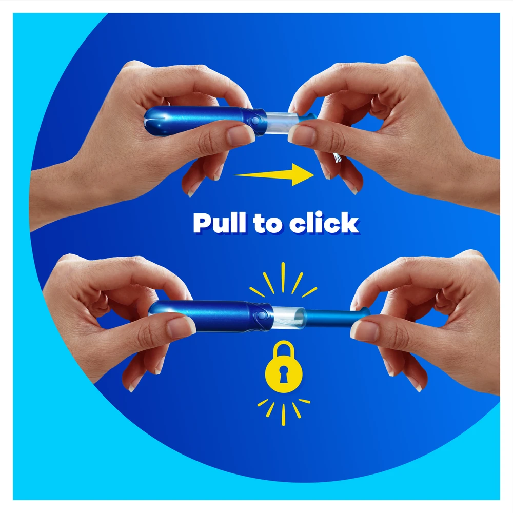 Tampax Compak Pearl Regular Tamponai Su Aplikatoriumi, 36 vnt.