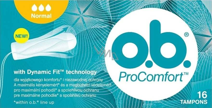 Tamponai O.B. ProComfort Normal, 16 vnt.