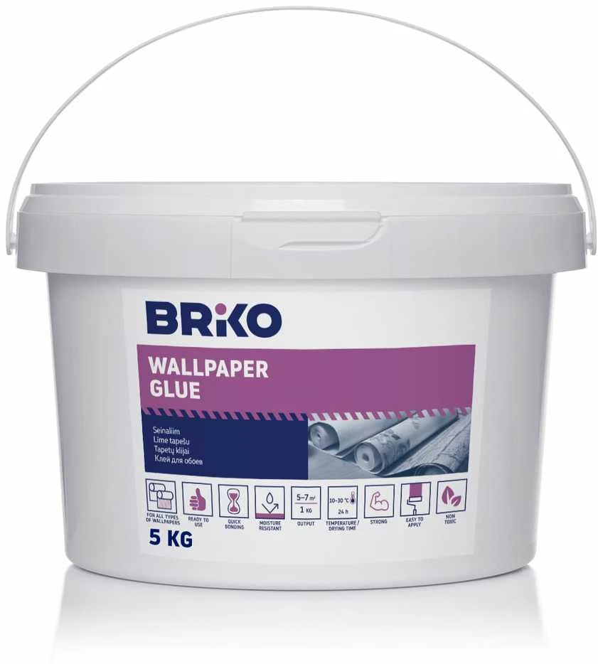 Briko WALLPAPER GLUE BRIKO 5KG