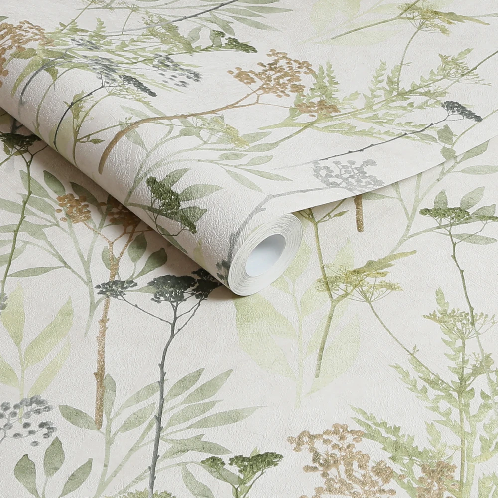 Boldwood Books Ltd WALLPAPER 125058 SOLSTICE SAGE Žalias