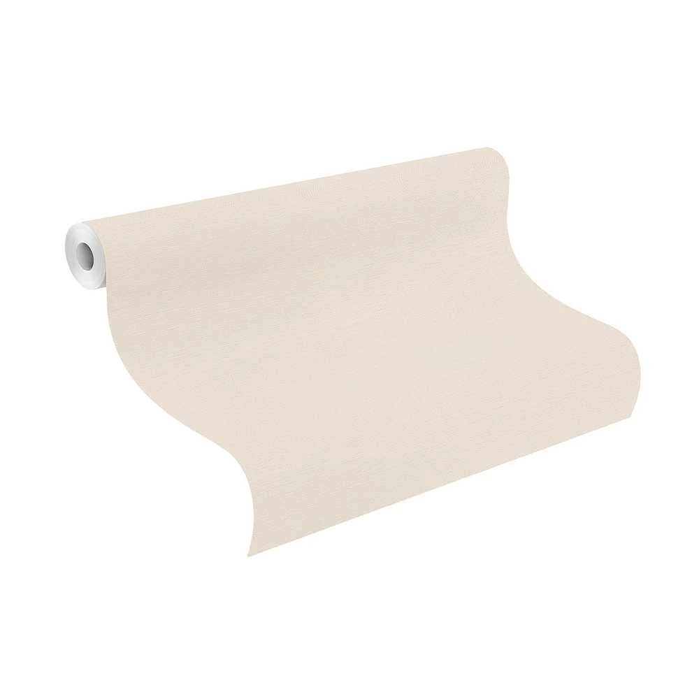 Rasch Wallpaper Vinyl 687507 Linen Light pilka