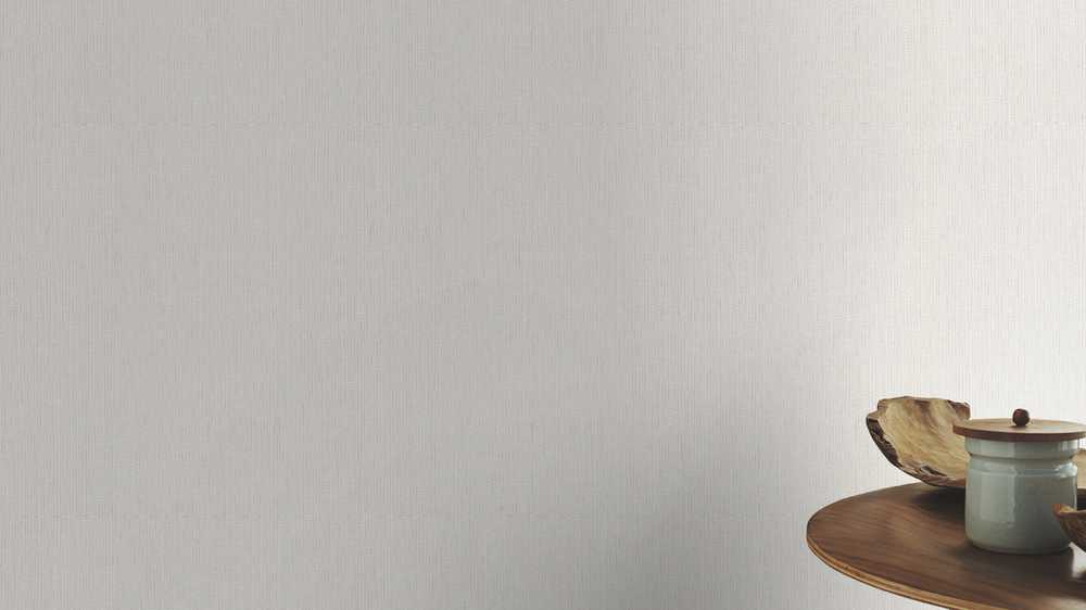 Rasch Wallpaper Vinyl 754001 Plain Baltas