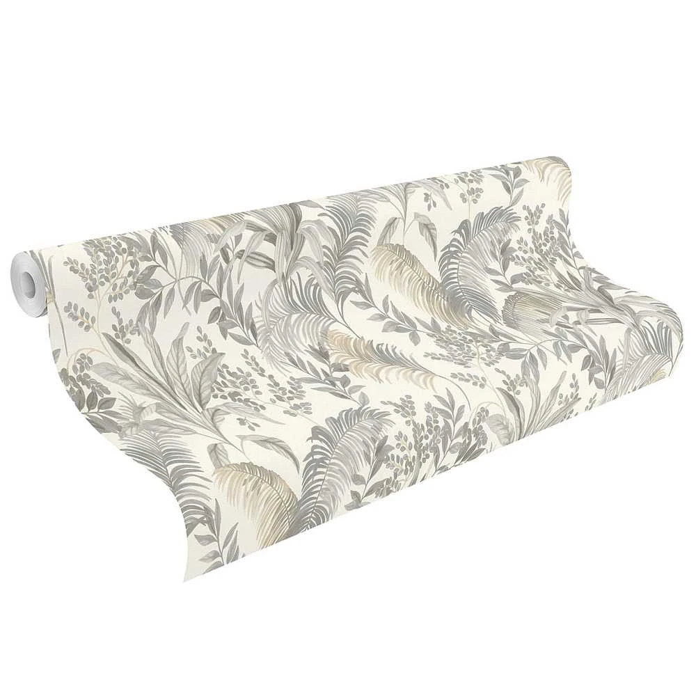 Rasch Wallpaper Vinyl820348 Floral rusvai gelsvas Žalias