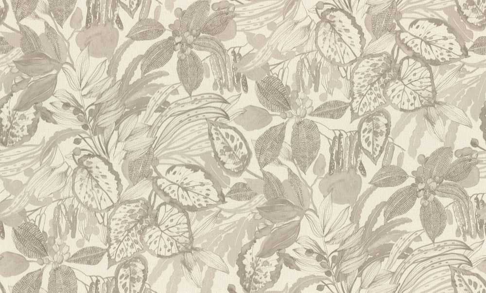 Rasch Wallpaper Vinyl 983029 Botanical rusvai gelsvas