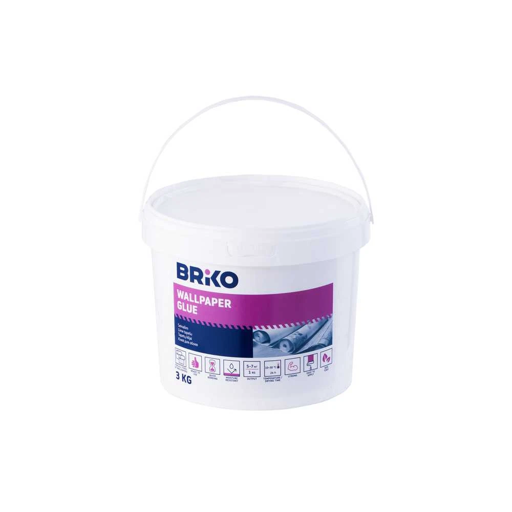 Tapetų klijai Briko Ready Bond, 3kg
