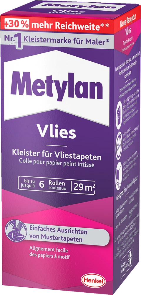 Tapetų klijai Metylan Vlies / Flisas, 0,18 kg