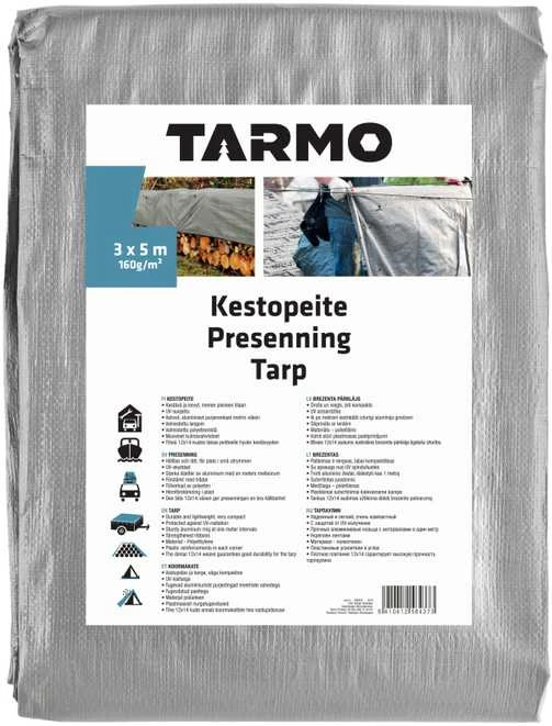 Tarmo PE brezentas su apdaila 160 g 3x5 m