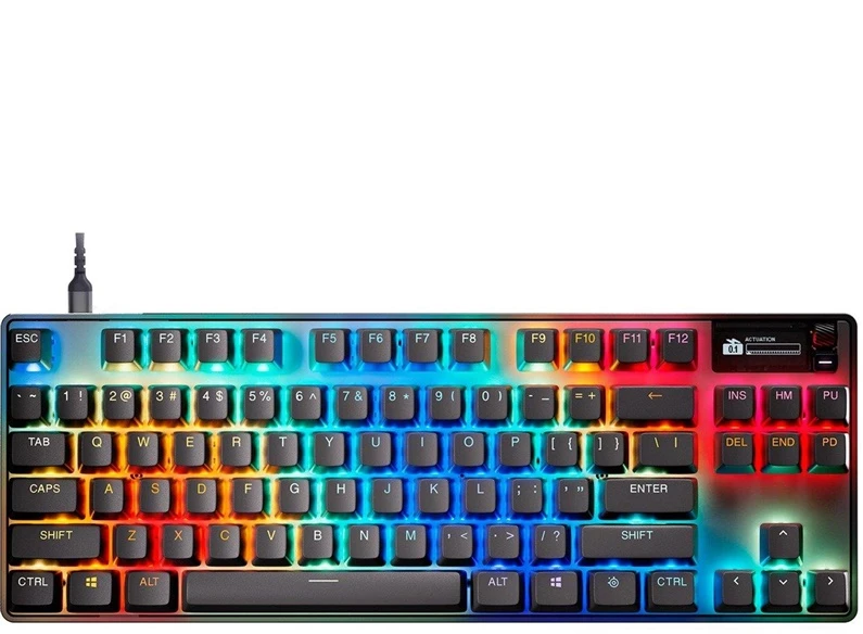 SteelSeries Apex Pro TKL Gen 3 | Klaviatūra žaidimams | su laidu | US | Juodas | USB-C | OmniPoint 3.0 Adjustable HyperMagnetic Switches