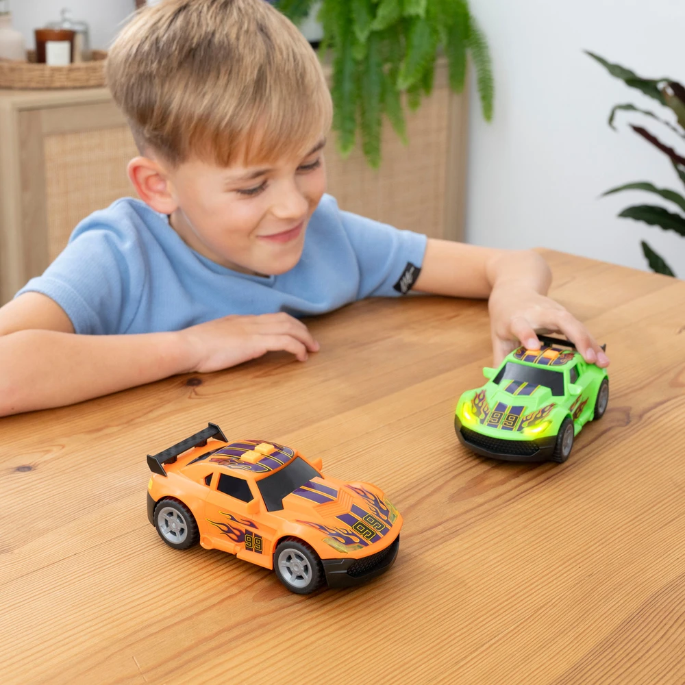 TEAMSTERZ MIGHTY MACHINES Gatvės automobilis su šviesomis ir garsais, 12,5 cm