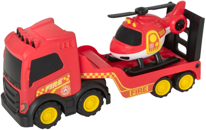 TEAMSTERZ Ugniagesių transporteris su sraigtasparniu, 35 cm