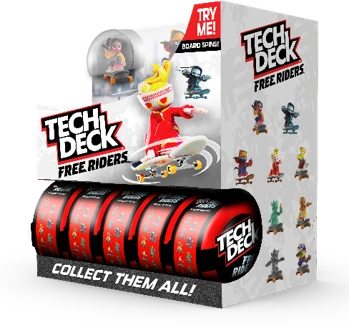 TECH DECK Rinkinys-siurprizas „Free Riders“